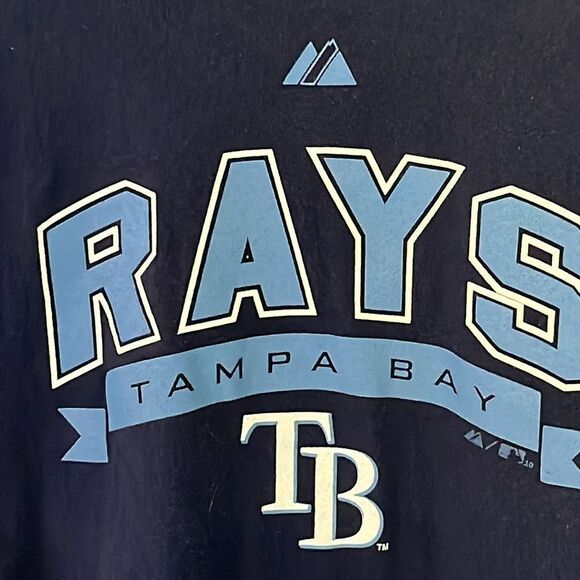 Tampa Bay Rays Authentic MLB Heavyweight Tee Shirt 2010 - Picture 2 of 8